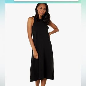 Madewell Softfade Cotton Cover-Up Tank Dress size small black